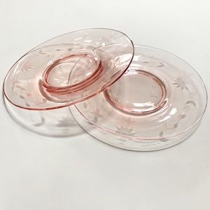 Set of 2 Pink Desert Plates